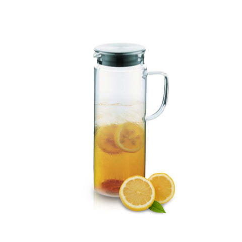 Jarro em vidro borossilicato 1,2L – para bebidas quentes ou frias