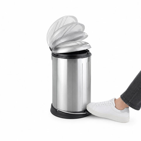 Caixote do lixo Easy Close Lagun inox 12l