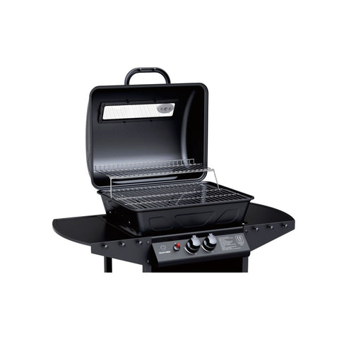 garden friend barbecue a gas a 2 fuochi john in acciaio nero con ruote ean 8023755068400