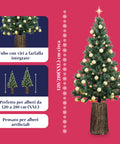 Base Realistica per Alberi di Natale XXL da 120 a 210 cm – Stile Tronco
