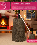 Base Realistica per Alberi di Natale XXL da 120 a 210 cm – Stile Tronco