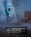 Ventilatore 40W a Piantana 40 cm con Telecomando e Altezza Regolabile fino a 135 cm – 6 Velocità