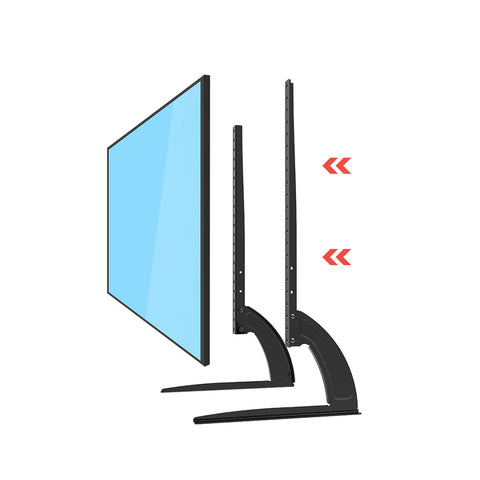 Suporte de pedestal duplo para TV e monitor de 23 a 75 polegadas