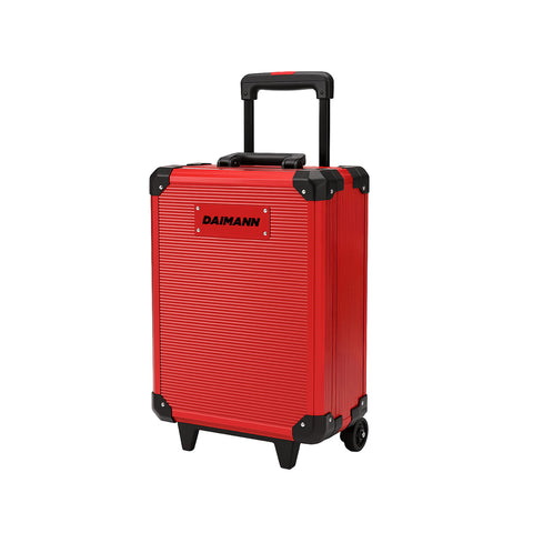 Conjunto profissional de ferramentas com 699 peças em mala trolley – CraftyCart vermelho