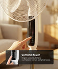 Ventilatore 40W a Piantana 40 cm con Telecomando e Altezza Regolabile fino a 135 cm – 6 Velocità