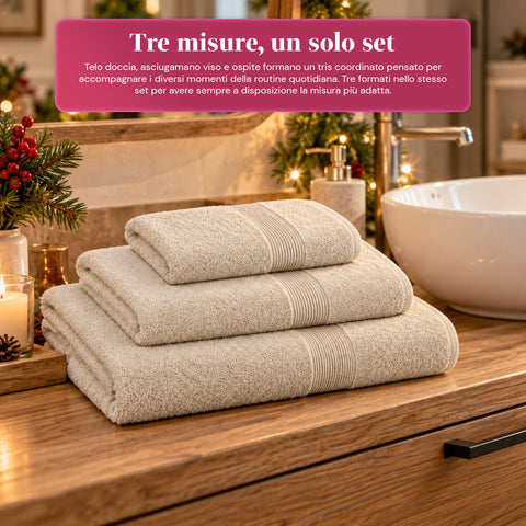 Conjunto de 3 toalhas de banho em 100% algodão – conjunto de banho com toalha de banho de 90x140, toalha de 60x100 e toalha de rosto de 40x60 cm, macias e absorventes, 6 cores
