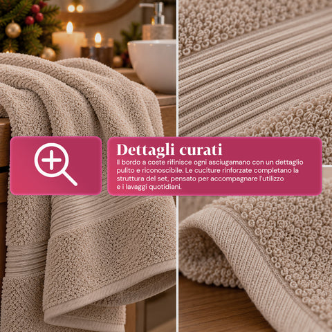 Conjunto de 3 toalhas de banho em 100% algodão – conjunto de banho com toalha de banho de 90x140, toalha de 60x100 e toalha de rosto de 40x60 cm, macias e absorventes, 6 cores