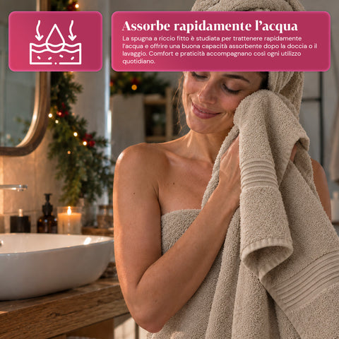 Conjunto de 3 toalhas de banho em 100% algodão – conjunto de banho com toalha de banho de 90x140, toalha de 60x100 e toalha de rosto de 40x60 cm, macias e absorventes, 6 cores