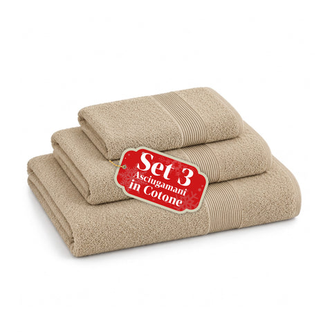 Conjunto de 3 toalhas de banho em 100% algodão – conjunto de banho com toalha de banho de 90x140, toalha de 60x100 e toalha de rosto de 40x60 cm, macias e absorventes, 6 cores