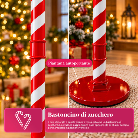 Candeeiro de Natal com neve soprada, música e luzes LED – 4 variantes