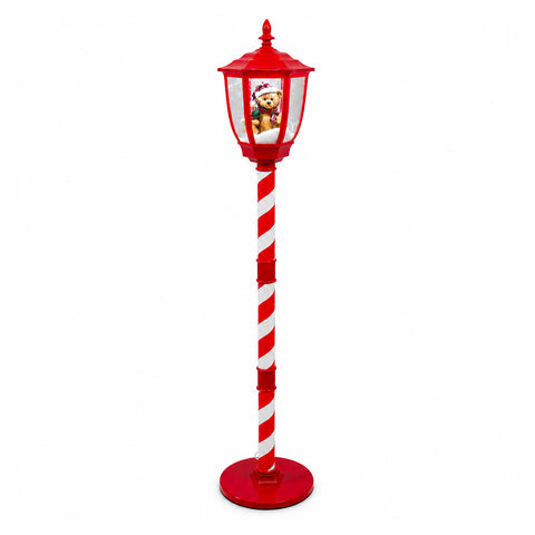 Candeeiro de Natal com neve soprada, música e luzes LED – 4 variantes