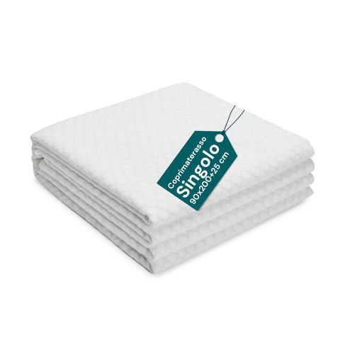 Capa de colchão em esponja 100% poliéster – Extensível e com cantos elásticos