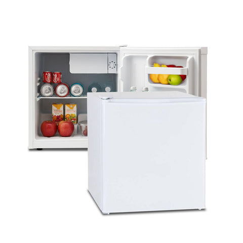 Mini frigorífico branco de 45L para mesa – temperatura regulável de 2° a 12°C