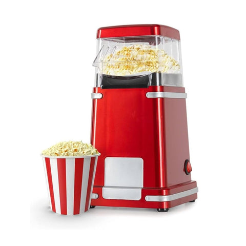 Máquina de pipocas com ar quente 1200W – Compacta e potente, prontas em 3 minutos