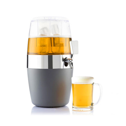 Dispensador Refrigerado de 4L para Bebidas com Torneira Antigota para Uso Exterior e Interior.