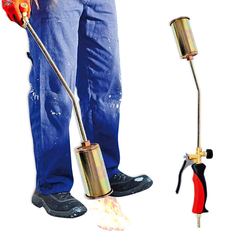 Maçarico a gás de 60cm com queimador de ø45mm e alavanca de acionamento rápido, para utilização profissional