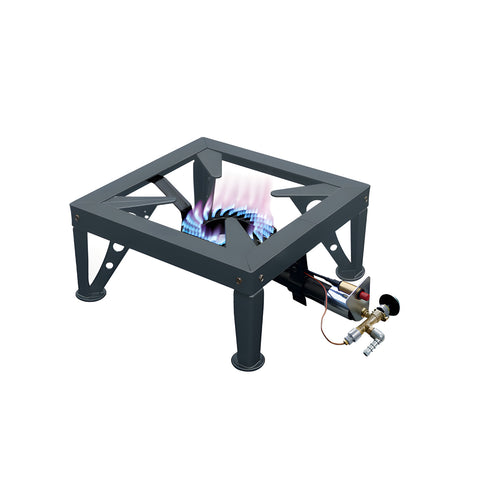 Fogareiro a gás de 7,5 Kw com termopar e queimador de 170 mm