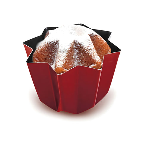 Forma antiaderente para pandoro em alumínio, 800gr, 22cm