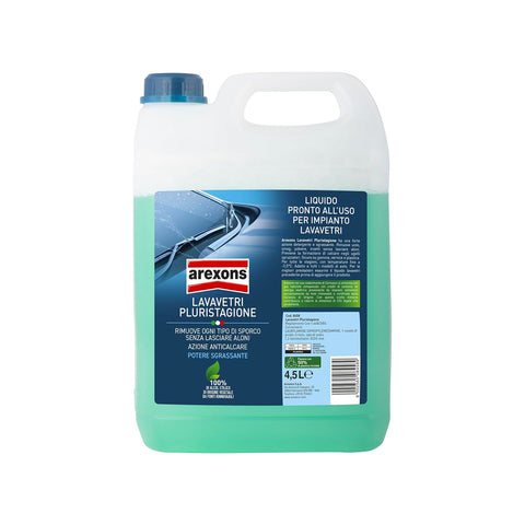 Líquido limpa-vidros para todo o ano, para para-brisas, 4,5l