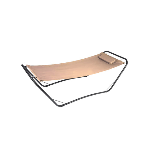 Rede com suporte Java em aço 210x80x65cm bege
