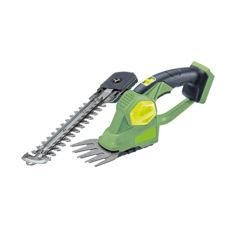 Corta-sebes com lâmina de alumínio de 20cm e tesoura para arbustos de 9,2cm 20v – 230hz