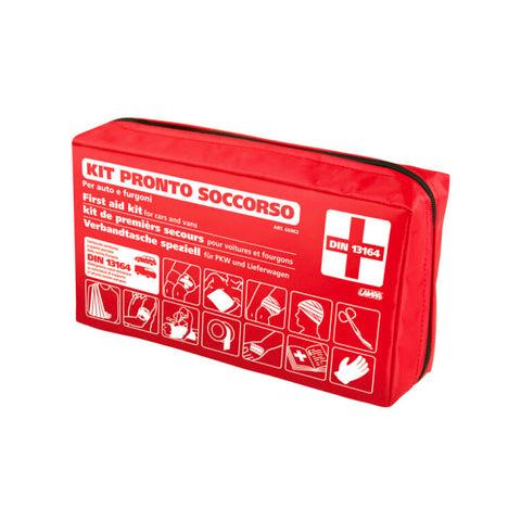 Kit de primeiros socorros para automóveis e carrinhas