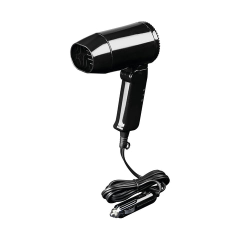Secador de cabelo e desembaciador para automóveis 18v/180w preto