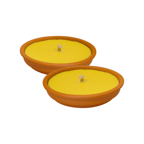Conjunto de 2 velas Zanza Tiger com icaridina 14cm