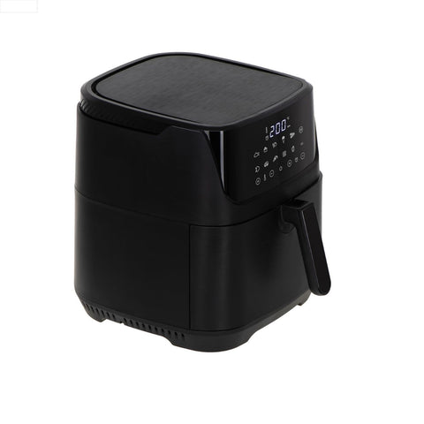 Fritadeira a ar de 3,5 L, 1350 W, 10 programas, ecrã tátil e cozedura sem óleo