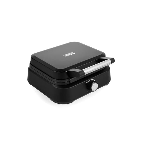 Máquina de waffles antiaderente com pés antiderrapantes 1500w preta