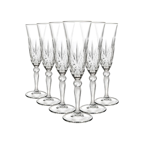 Conjunto de 6 flutes de 16cl Melodia Rcr