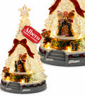 saint joy albero di natale luminoso joytree con musica e animazione 360 luci led scena con orsetti e schiaccianoci doppia alimentazione usb 325 cm ean 8050043127648