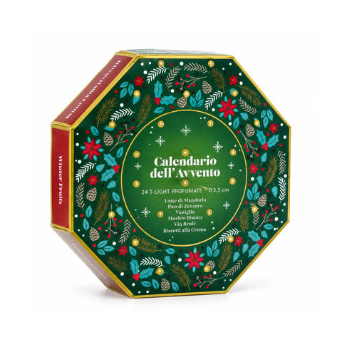 saint joy calendario avvento candele profumate con 24 tealight in 6 fragranze ean 8056819081657