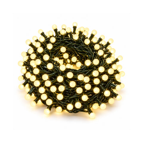 saint joy catena luminosa 500 led cherry 125 m 8 giochi di luce ip44 ean 8056819081220
