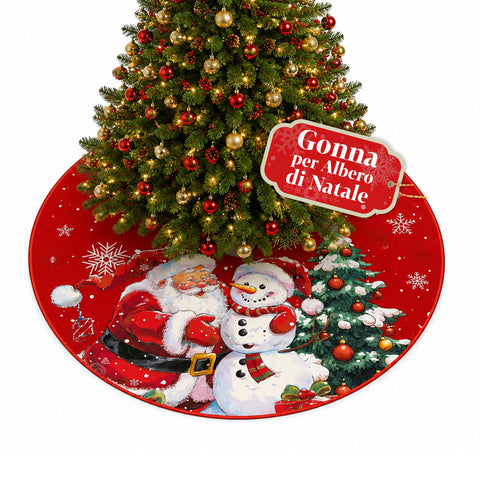 Capa de base para árvore de Natal de 120 cm em peluche, 4 padrões