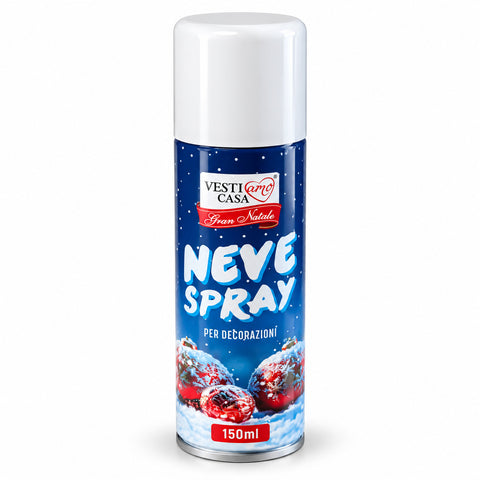 Neve em spray para decorações de Natal, 150 ml, neve artificial