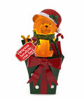 saint joy teddy beargift orsetto natalizio luminoso in scatola regalo luce led calda dimensioni 15x15x255 cm alimentazione a batterie ean 8050043127839