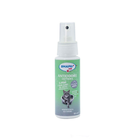 Spray anti-odor para caixas de areia de gato almíscar branco 55ml