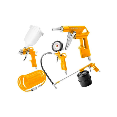 Conjunto 5 em 1 de pistola de ar comprimido 600-1000ml