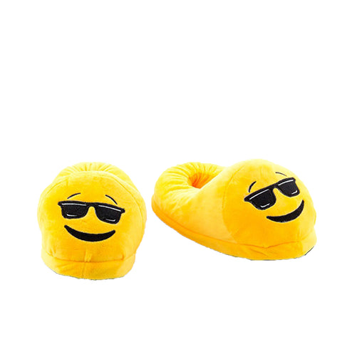 Pantufas chinelos Emoticon Love Kiss Laugh Cool Wink