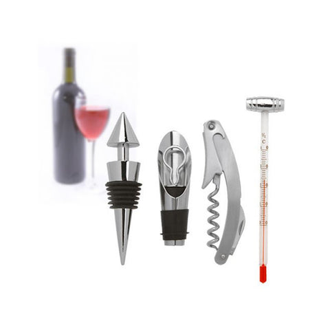 Conjunto de 5 acessórios para vinho