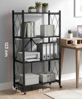 avilia home scaffale mobile pieghevole 4 livelli con ruote girevoli bloccabili ean 8052879010484