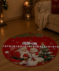 saint joy copri base albero di natale a120 cm in peluche 4 fantasie ean 8050043128331