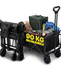 daimann carrello pieghevole da esterno taglia l 90kg taglia xl 120kg con ruote ean 8056590070642