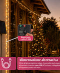 saint joy luci natalizie da esterno solari con telecomando 4 lunghezze ean 8050043128454