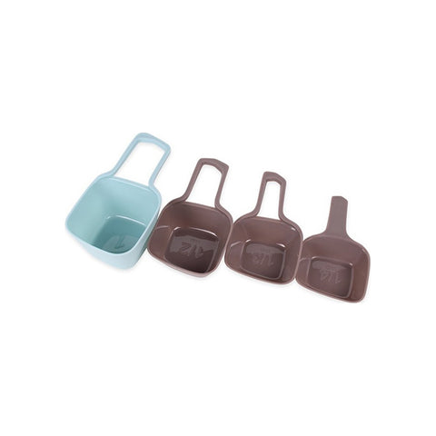 Conjunto de 4 medidores em PVC 60ml/80ml/125 Ml/250ml