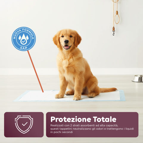 puppy lovers tappetini igienici essential 6090 set vari formati con adesivi ean 8054806950870