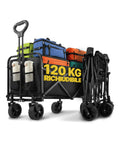 daimann carrello pieghevole da esterno taglia l 90kg taglia xl 120kg con ruote ean 8056590070642