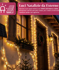 saint joy luci natalizie da esterno solari con telecomando 4 lunghezze ean 8050043128454