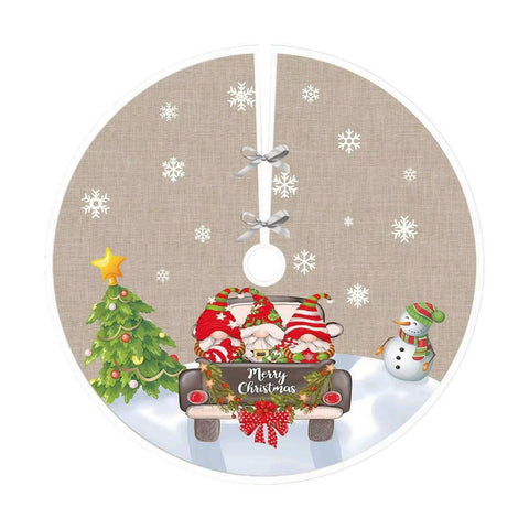 saint joy copri base albero di natale a120 cm in peluche 4 fantasie ean 8050043128331